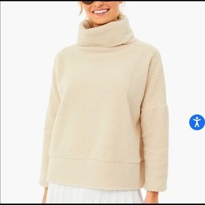 Tuckernuck tan teddy fleece pullover